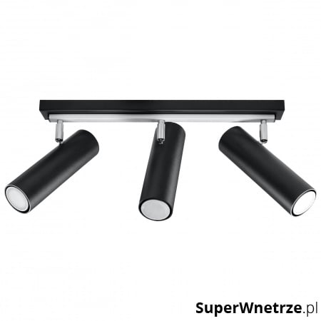 Plafon DIREZIONE 3 Czarny