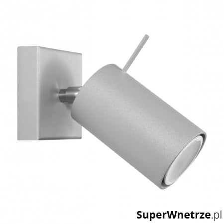 Kinkiet RING 1 Szary