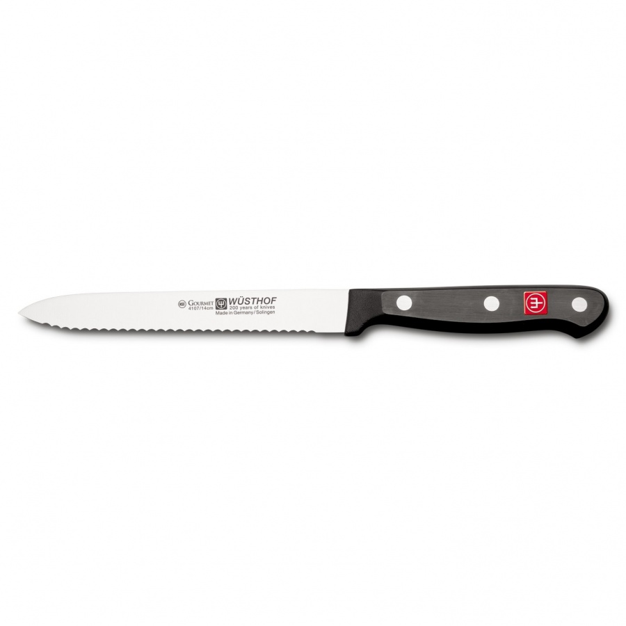 Nóż ząbkowany 14 cm - Gourmet