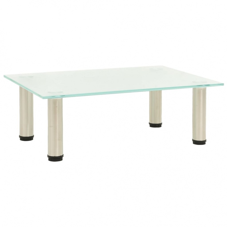 Stojak pod TV, 40 x 35 x 17 cm, mrożone szkło hartowane