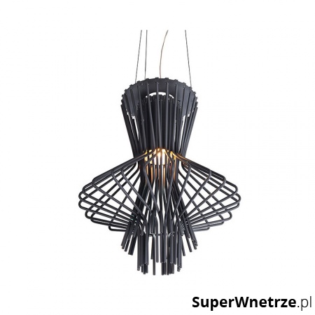 Lampa wisząca King Home Straw ciemnoszara