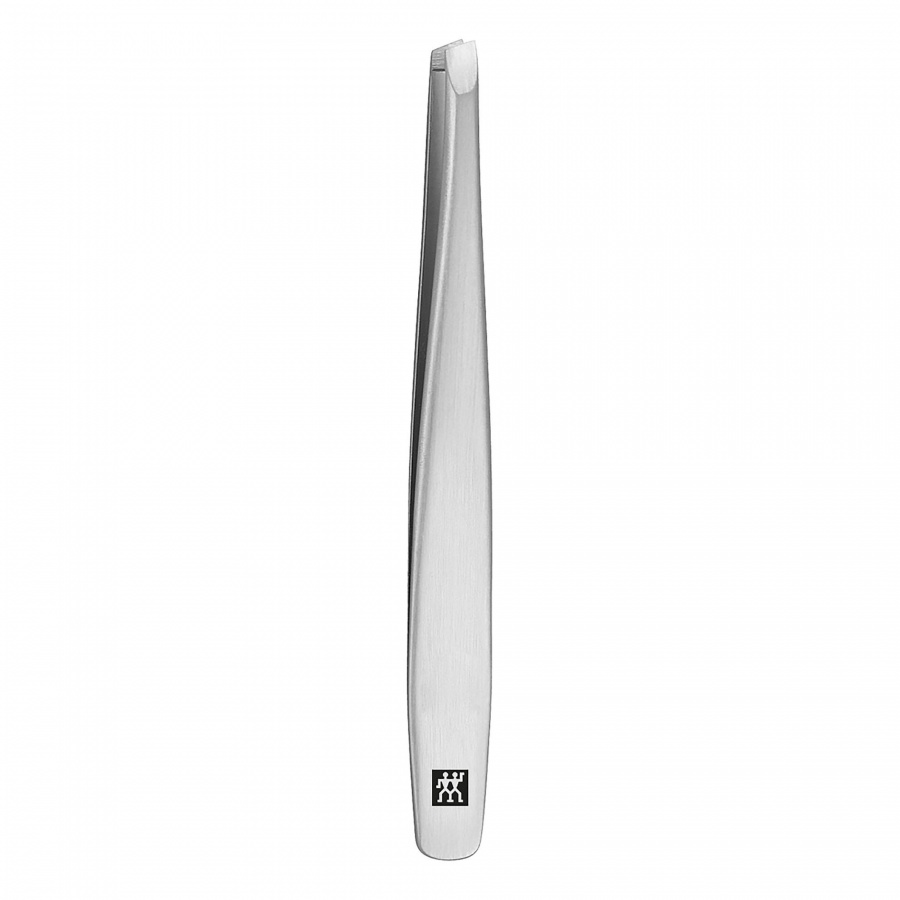 pęseta ukośna, stal satynowa 9 cm