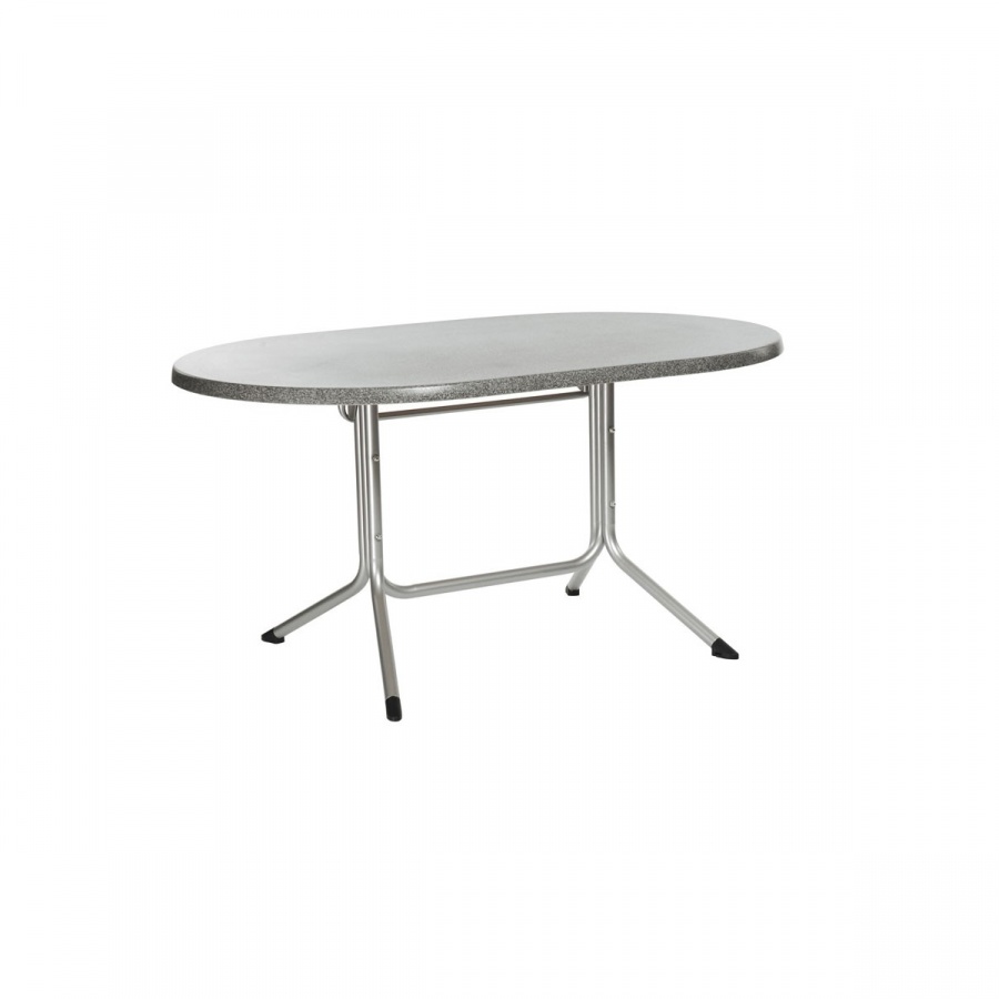 Stół ogrodowy składany Acamp Avenue 146x94 cm szaro-srebrny