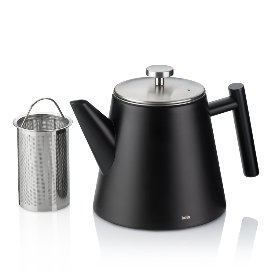 Dzbanek do herbaty, 1,0 l, śred. 11,5 x 15 cm, czarny