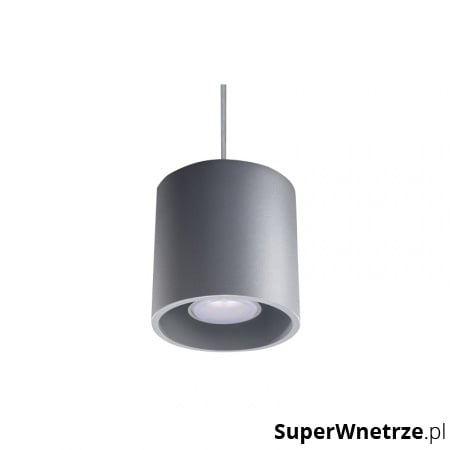 Lampa wisząca Sollux Lighting Orbis 1 szara