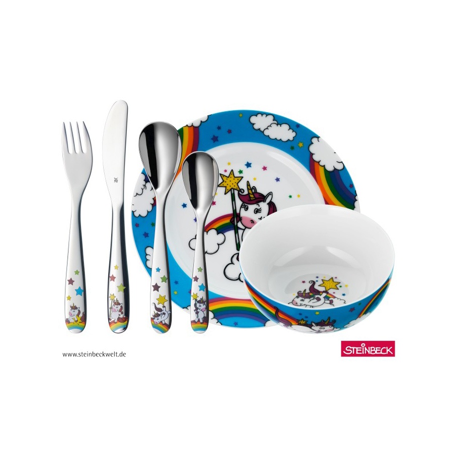 WMF - Zestaw dla dzieci 6 el., Jednorożec Disney