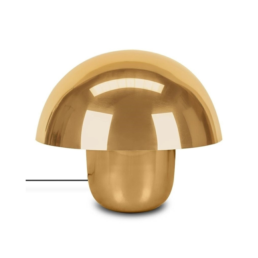 Kare lampa stołowa mushroom mosiężna 44 cm