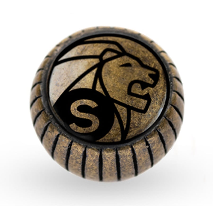 Nakrętka postarzana chrom do młynków - sól (s)