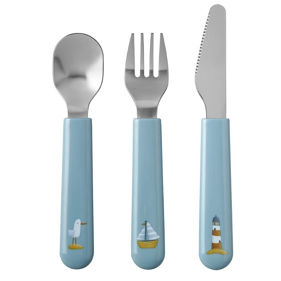 Sztućce dziecięce 3szt. mio sailors bay 108033065244