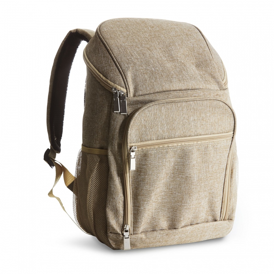 Plecak termiczny city, beżowy, 21 l, 30 x 20 x 44 cm