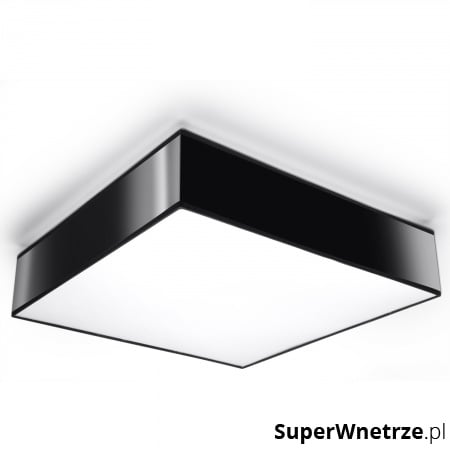 Plafon 45x45cm Sollux Lighting Horus czarny