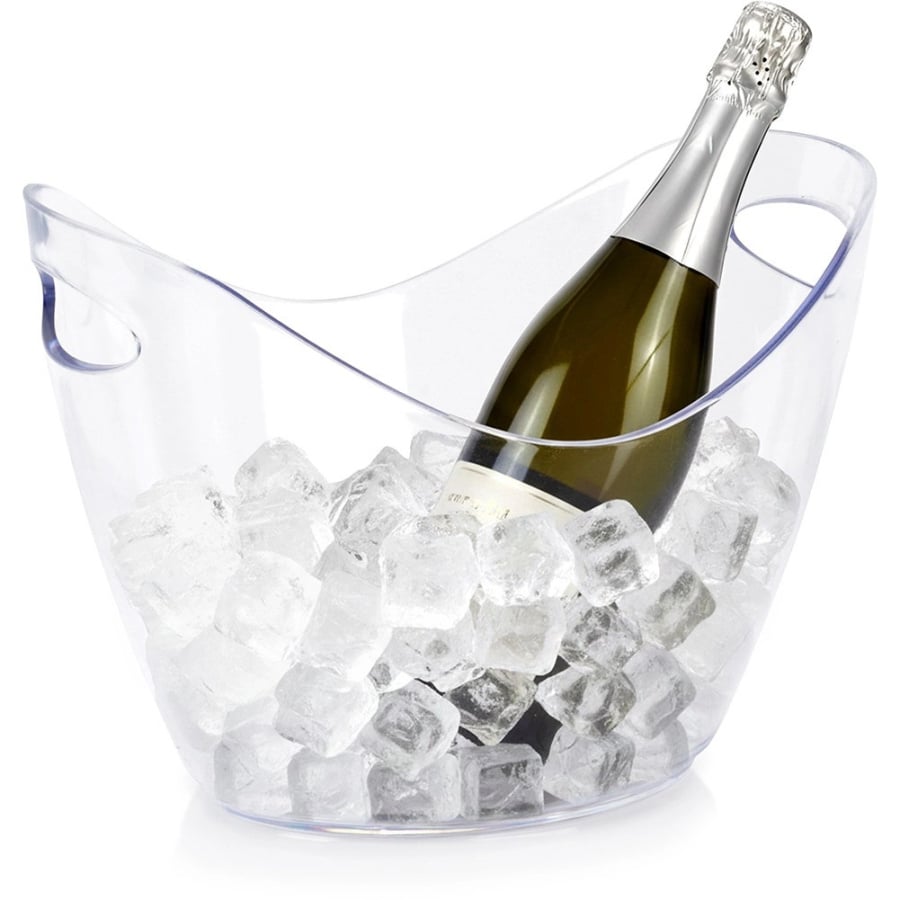 Wiaderko do lodu plastikowe przezroczyste 4 l