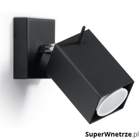 Kinkiet 10x8x15cm Sollux Lighting Merida czarny
