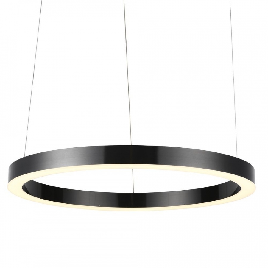 Lampa wisząca circle 100 led tytanowa 100 cm