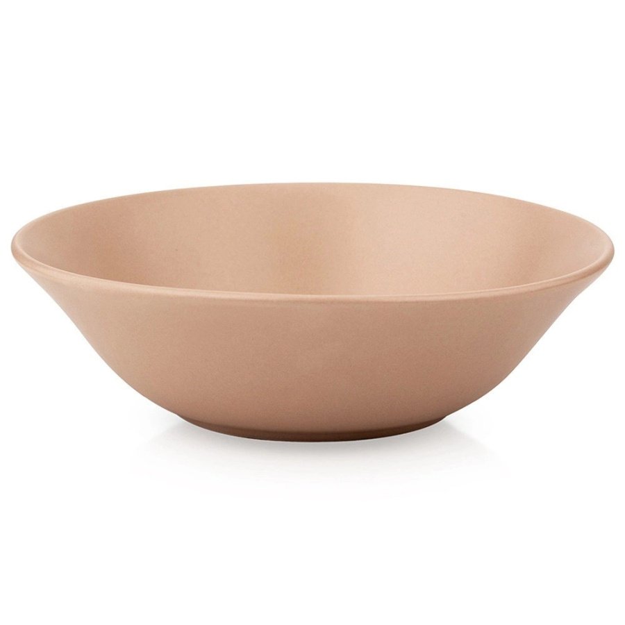 Miska sałatkowa ceramiczna beżowa soho 23,5 cm, 1,1 l