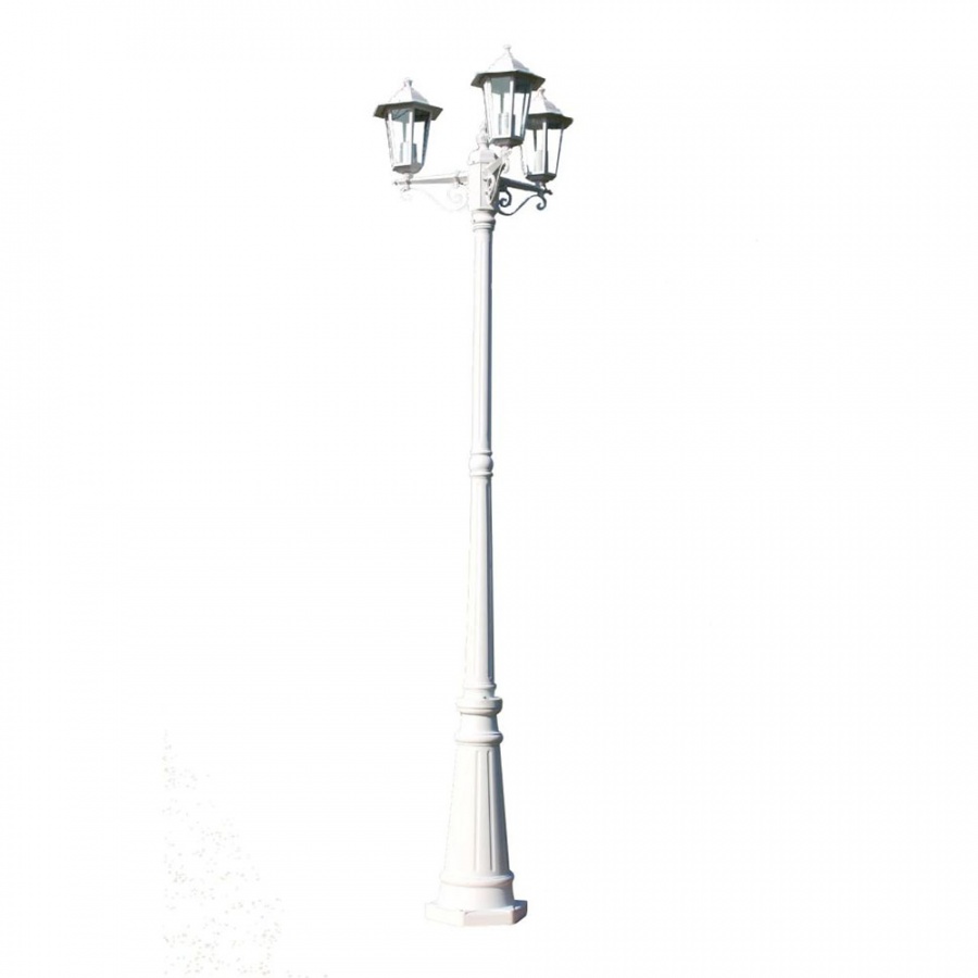 Lampa ogrodowa, stojąca "Wilanów" 215cm wysoka.