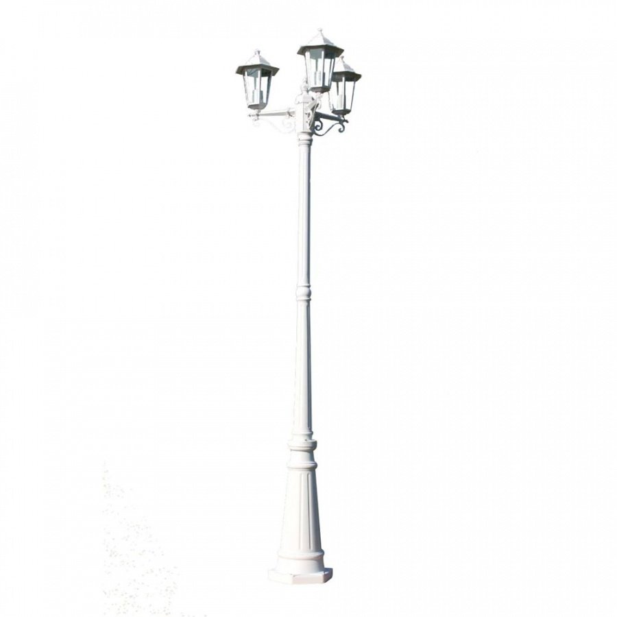 Lampa ogrodowa, stojąca "Wilanów" 215cm wysoka.