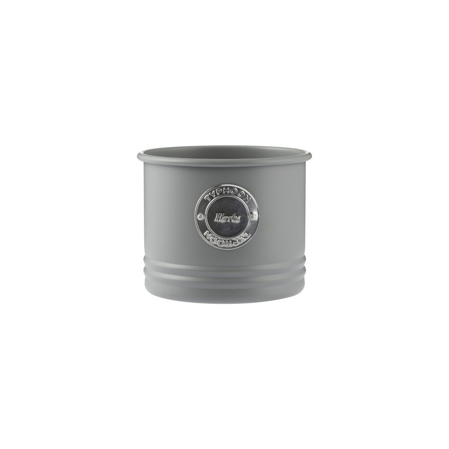 Doniczka na zioła, szara, Living