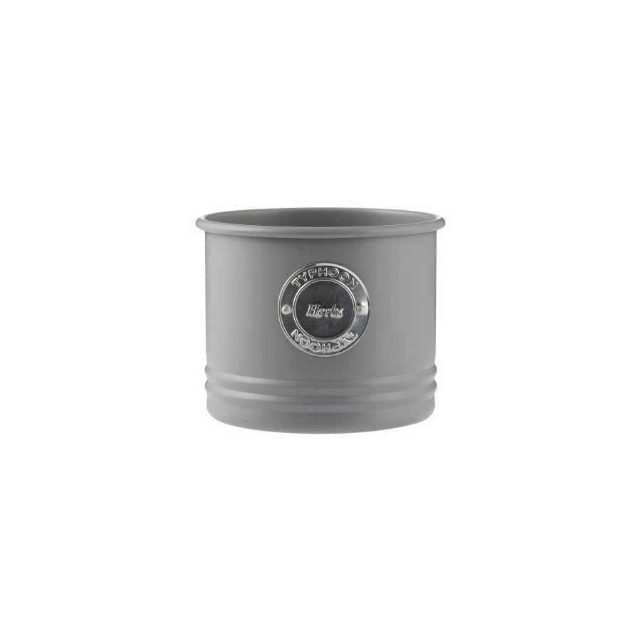 Doniczka na zioła, szara, Living