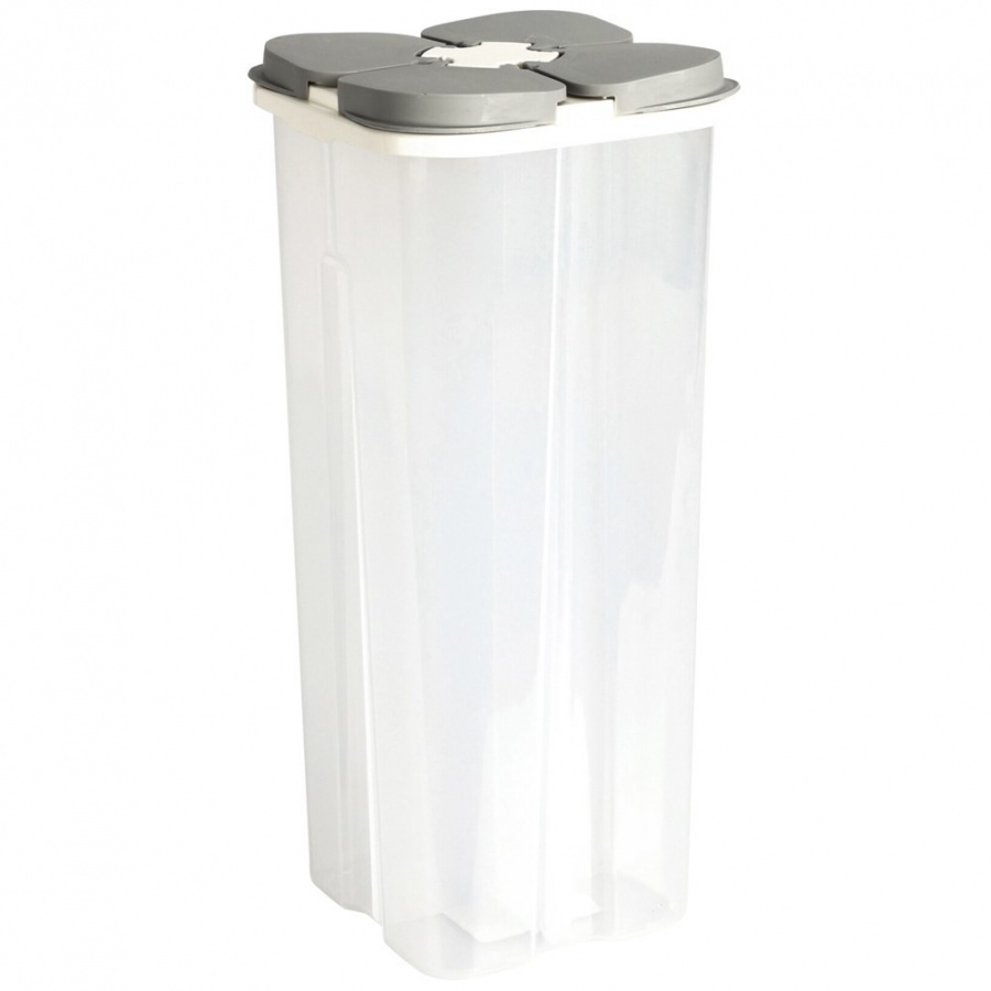 Pojemnik na produkty sypkie z dozownikiem dzielony 3 l