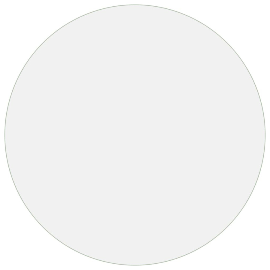 Mata ochronna na stół, przezroczysta, Ø 80 cm, 2 mm, PVC