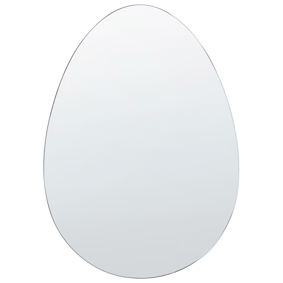 Lustro ścienne montresor 50 cm 70 cm srebrny