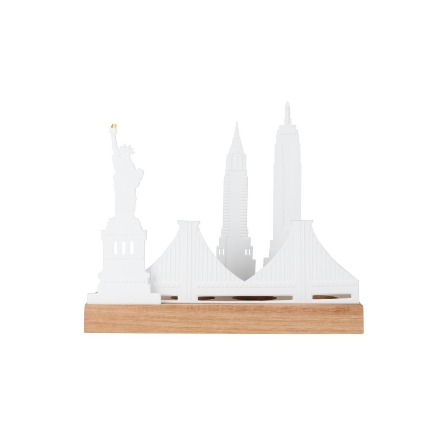 świecznik city skyline, new york