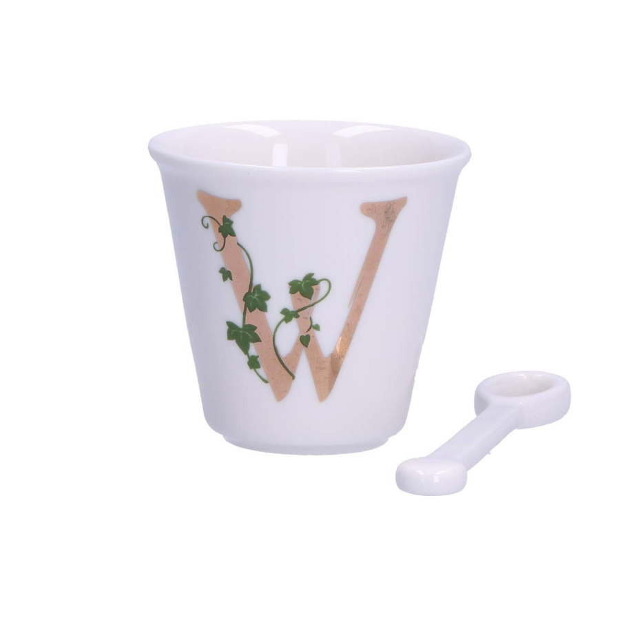 Filiżanka z łyżeczką unico - 75 ml, w