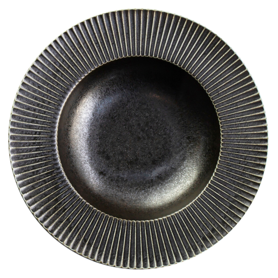 Plisse talerz głęboki, śr.28 cm