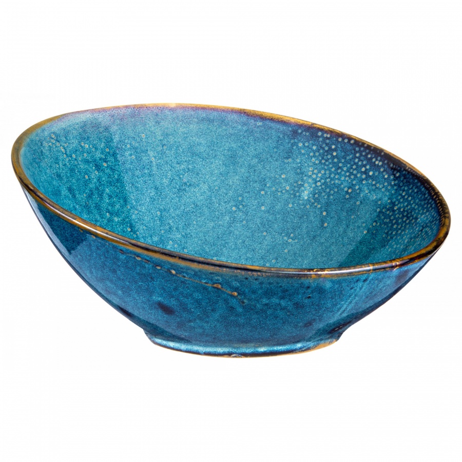 Deep blue misa bufetowa ukośna śr.25 cm