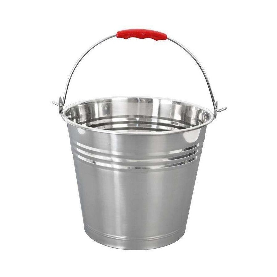 Wiadro stalowe, nierdzewne, do żywności, 14 l