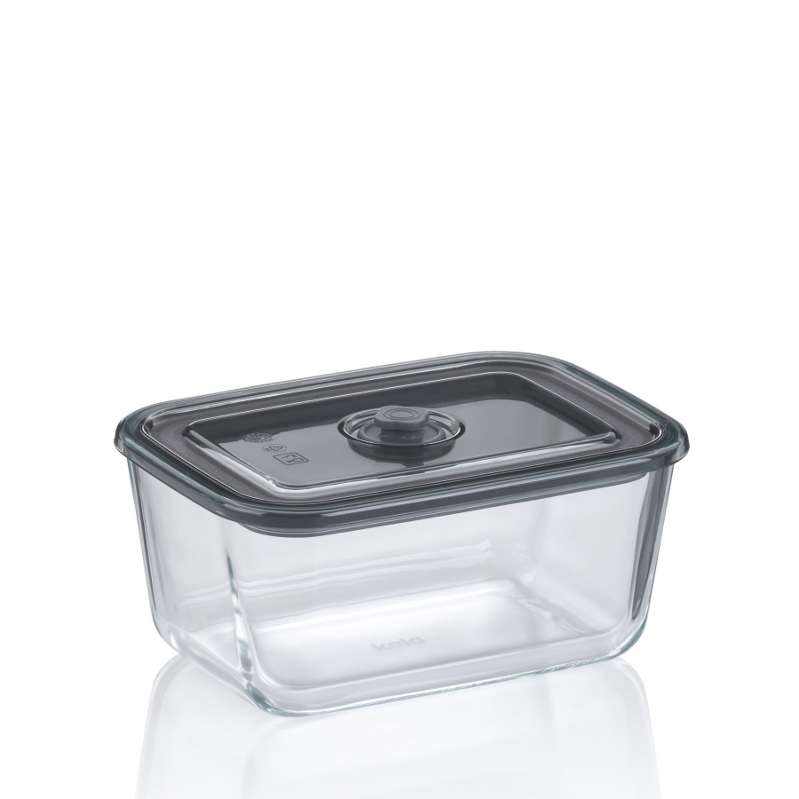 Pojemnik na żywność, szkło borokrzemowe/tworzywo sztuczne, 1,4 l, 20 x 14,5 x 9 cm