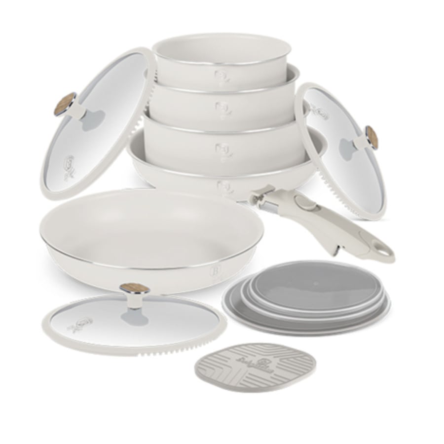 Zestaw garnków 13el. z odpinaną rączką BerlingerHaus Sahara Nordic Collection BH-8420