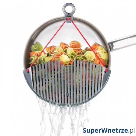 Sitko do odlewania gorącej wody 18-24 cm MOHA Flexy szare