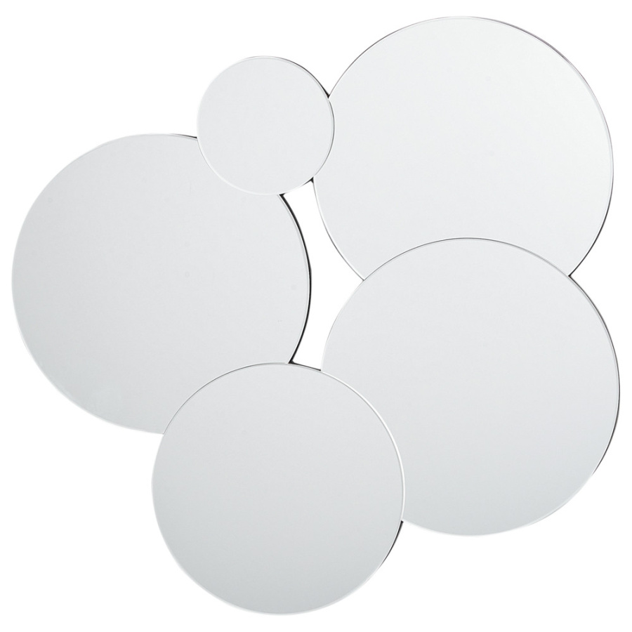 Lustro ścienne clais srebrny