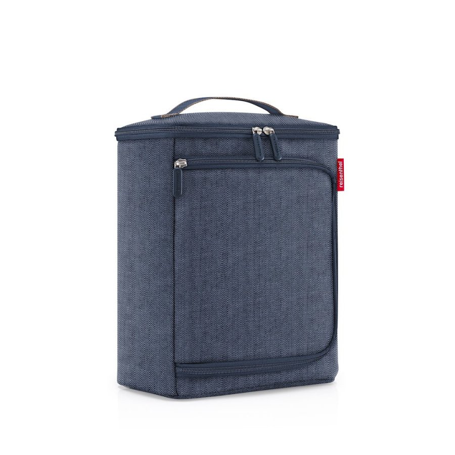 Torba coolerbox, herringbone dark blue