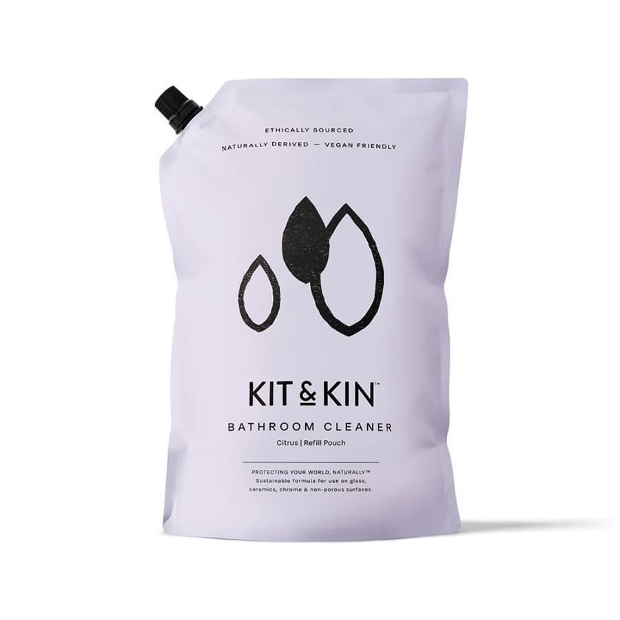 Kit & Kin, Naturalny Środek do czyszczenia łazienki, o zapachu cytrusów - REFILL, 1L