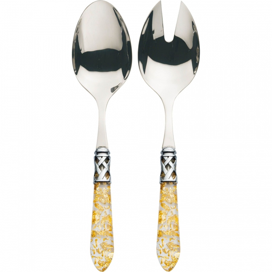 Aladdin - komplet (łyżka do serwowania + łyżka do sałaty)