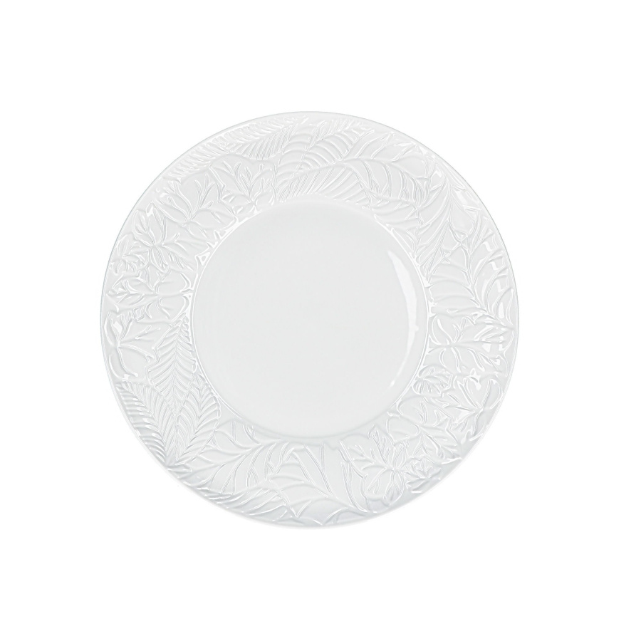 Zestaw 6 talerzy obiadowych bosco - biały, 27 cm