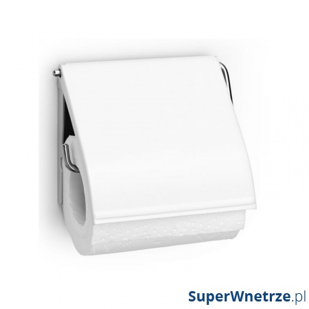 Uchwyt na papier toaletowy Brabantia biały