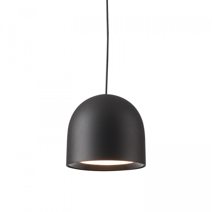 Lampa wisząca petite led czarna matowa 10 cm