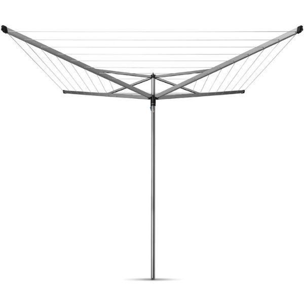 Brabantia suszarka ogrodowa Essential, 50m, 4 ramiona - mocowanie do betonu