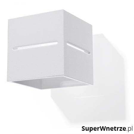 Kinkiet 10x12cm Sollux Lighting Lobo bialy