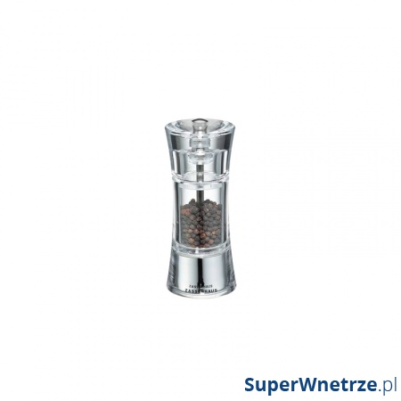Młynek do pieprzu 14 cm Zassenhaus Aachen przezroczysty
