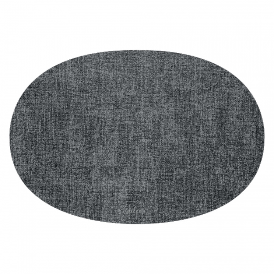 Owalna podkładka pod talerz 33x48 cm, antracytowa