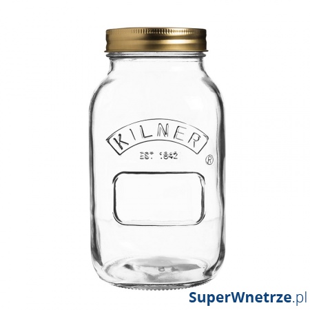 Słoik 1l Kilner Preserve Jars przezroczysty