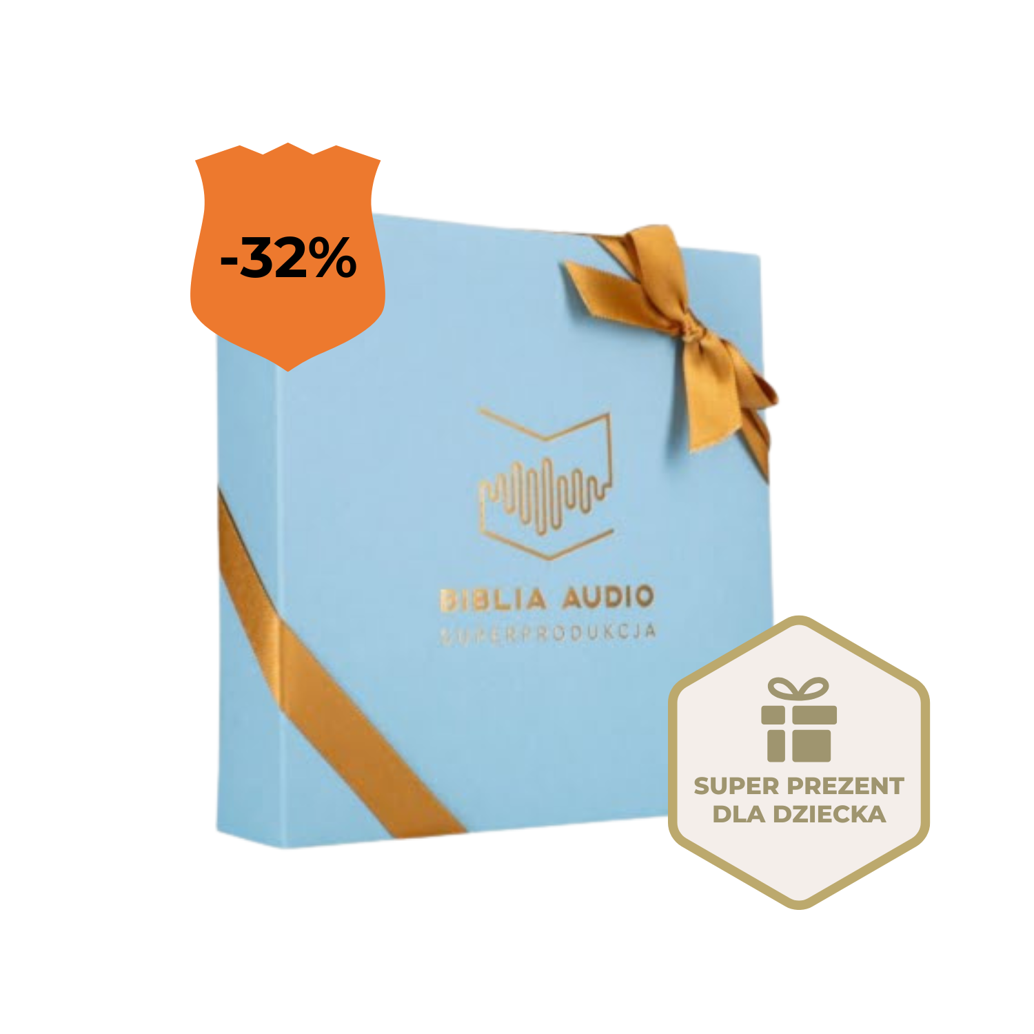 Biblia Audio Kids prezent niebieski