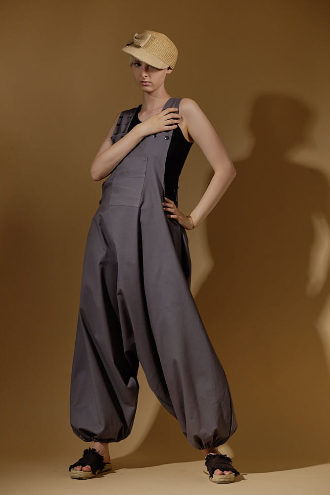 Spodnie damskie Hultaje szare