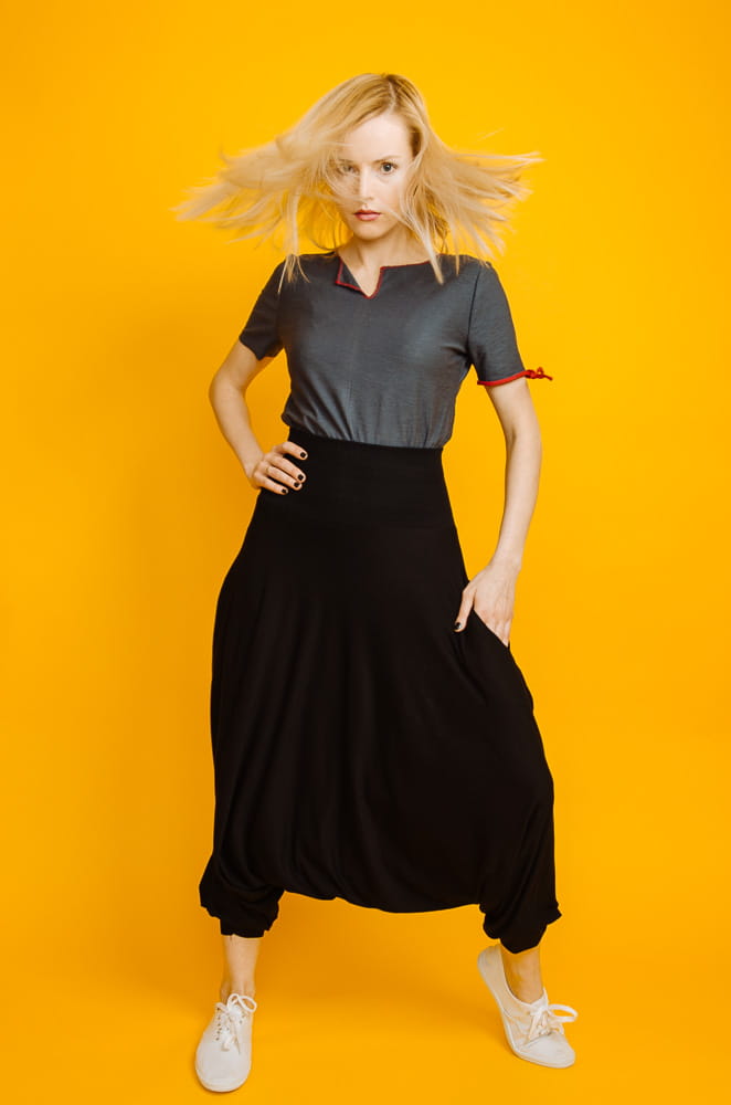 Spodnie Haremki damskie czarne