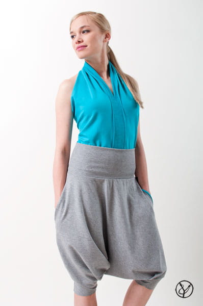 Spodnie Haremki krótkie damskie